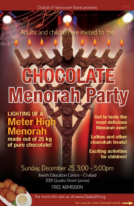 Chocolat Menorah Party